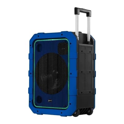 Mint Gemini MPA-2400 Rechargeable Weather Resistent Trolley Speaker, 10'' Woofer image 2