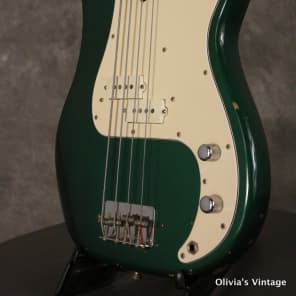 Fender Precision P-Bass Fullerton 1982 Candy Apple Green image 4