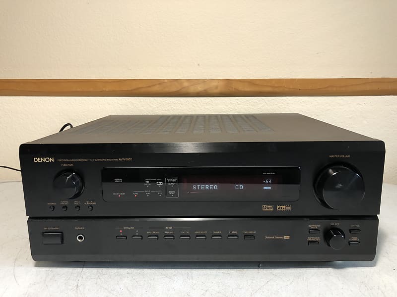 Denon AVR2802 Receiver HiFi Stereo 6.1 Channel Home Audio Reverb