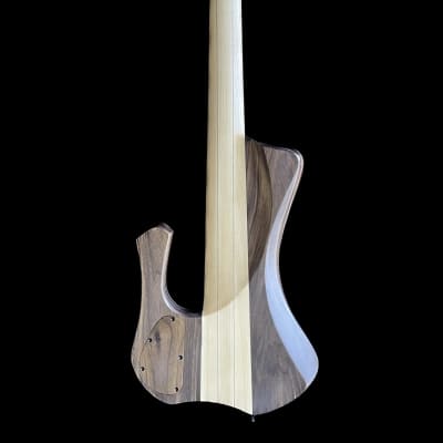 MG bass New Extreman fretless 5 strings bartolini pickup Ebony fingerboard image 3