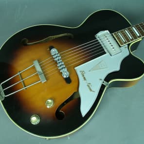 Kay  Barney Kessel "Artist" Model K6701 Sunburst Hollowbody Electric Guitar 1957 Sunburst image 4