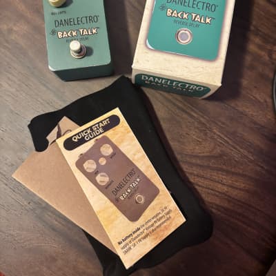 Reverb.com listing, price, conditions, and images for danelectro-back-talk-reverse-delay-reissue