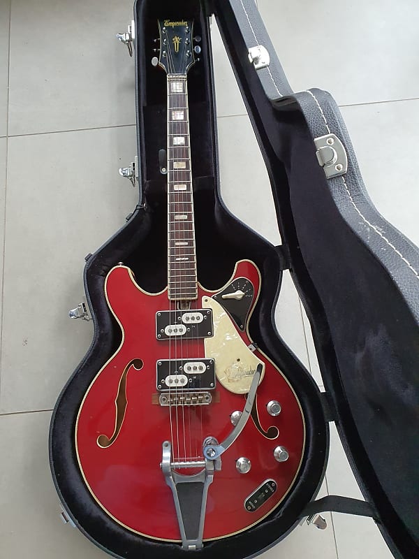 Guitare 1/4 caisse EMPERADOR années 60-Stéréo(Nouveau prix EN BAISSE) image 1