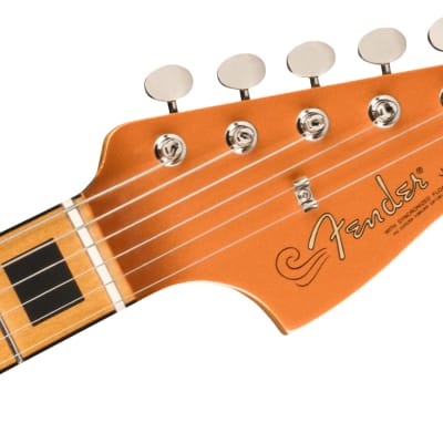 Fender Troy Van Leeuwen Signature Jazzmaster Bound Maple Fingerboard, Copper Age image 6