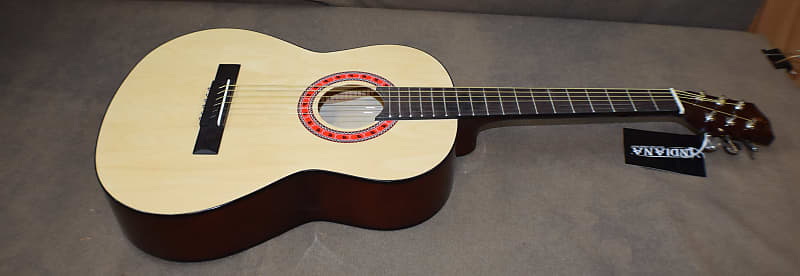 Indiana Colt Mini Dreadnought Acoustic Guitar 2020 Natural image 1
