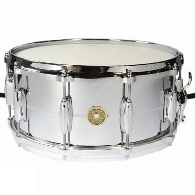 Gretsch G4164 USA Custom Chrome Over Brass 6.5x14" 10-Lug Snare Drum