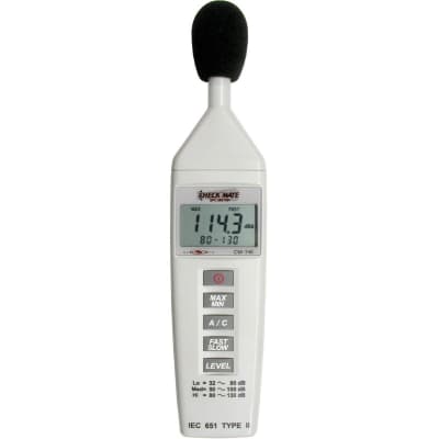 Galaxy Audio CM140 SPL Sound Pressure Level Meter w/ 1/2-in Condenser Microphone image 1