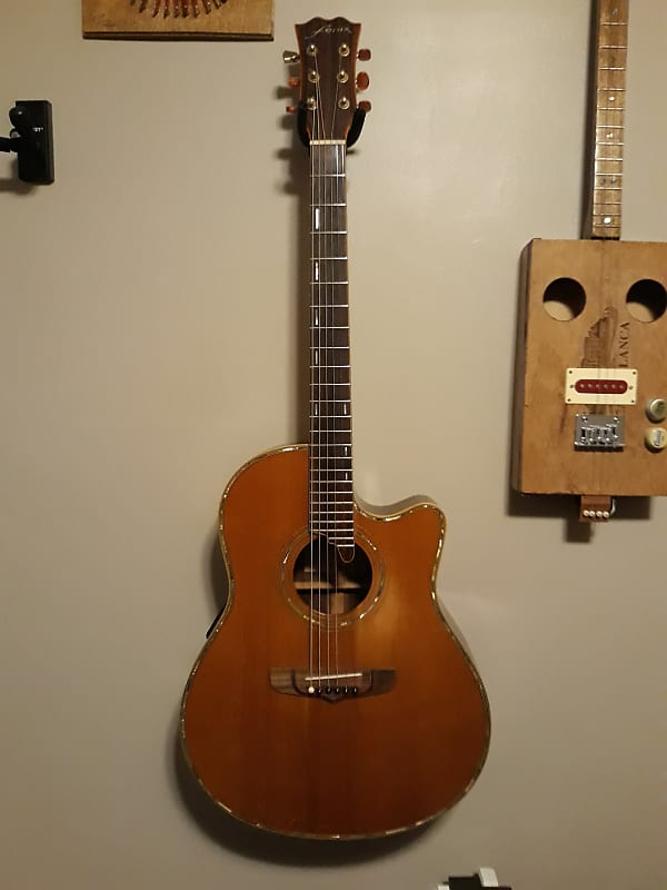 Fenix SL-93S,  Acoustic Guitar, 1990's  Blonde, AE, solid top image 1