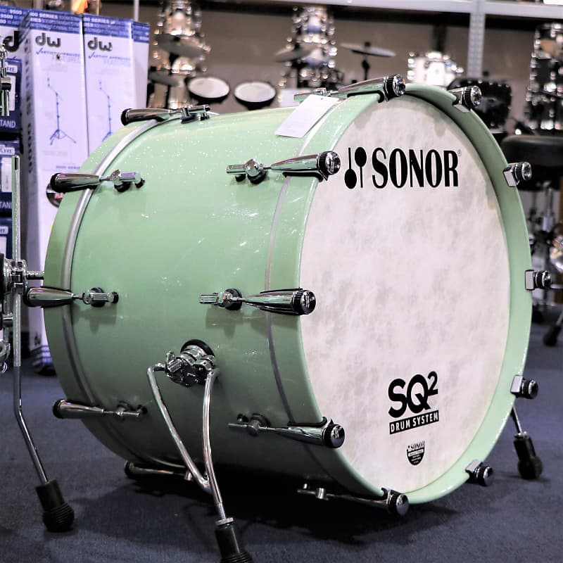 Sonor SQ2 Maple Mint Sparkle Shell Pack - 13,16,22