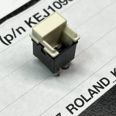 ORIGINAL Roland Replacement Push/Tact Switch (KEJ10901) for Juno-60, JSQ-60, MSQ-100, EP-6060, EP-11, etc image 2