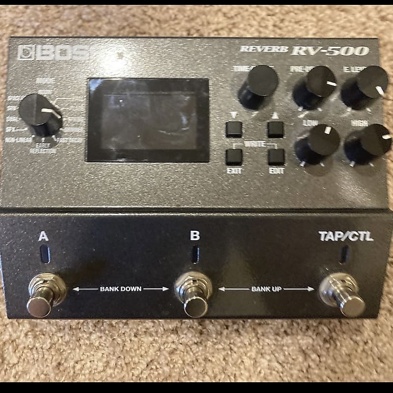 Boss RV500 Reverb 2017 Present Black Reverb
