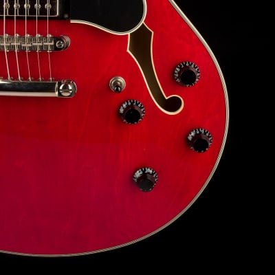 Used Eastman T386-RD Thinline Semi-Hollow Red with OHSC image 9