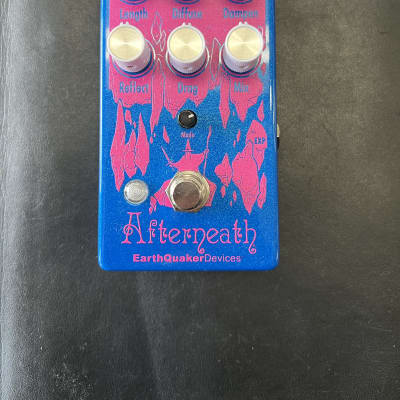 EarthQuaker Devices Afterneath Otherworldly Reverberation Machine V3 Limited Edition Magenta /Blue. New! image 4