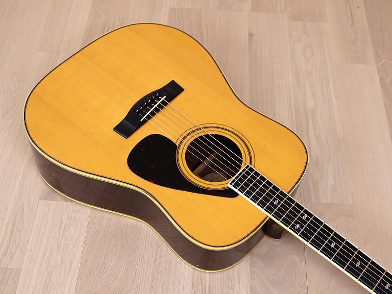 1970s Yamaha L-6 Vintage Dreadnought Acoustic Guitar Japan w