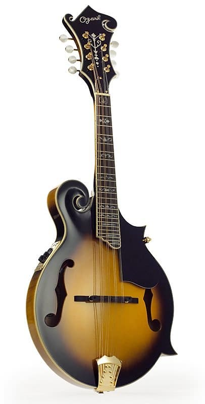 Ozark 'F' Model 2255E Electro Acoustic Scroll Mandolin, Sunburst Gloss image 1