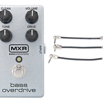 MXR M89 Bass Overdrive + Gator Patch Cable 3 Pack image 1