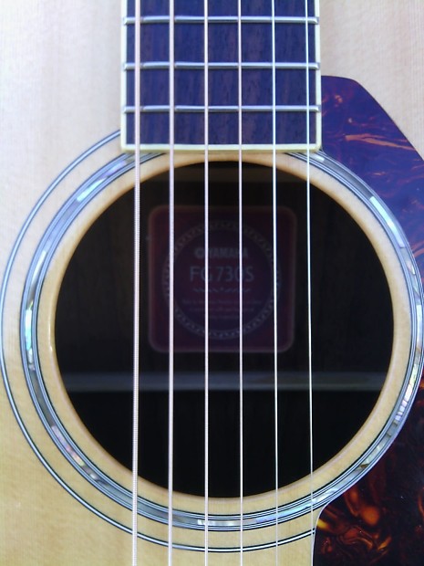 Yamaha FG730S Folk Solid Top Acoustic Guitar image 3
