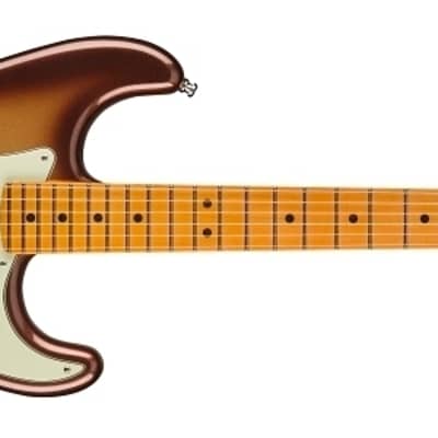 Fender American Ultra Stratocaster Electric Guitar Mocha Burst w/ Premium Hardshell Case image 3