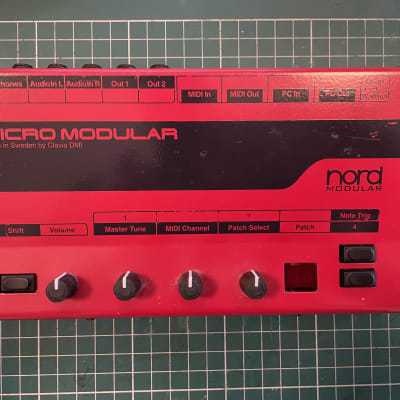 Nord Micro Modular Desktop Virtual Synthesizer 1997 - 2003 - Red