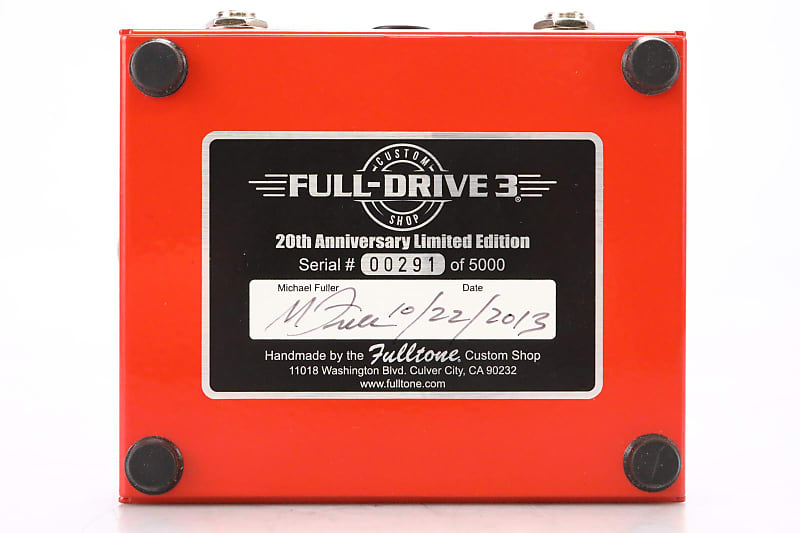 Fulltone Full-Drive 3 Overdrive