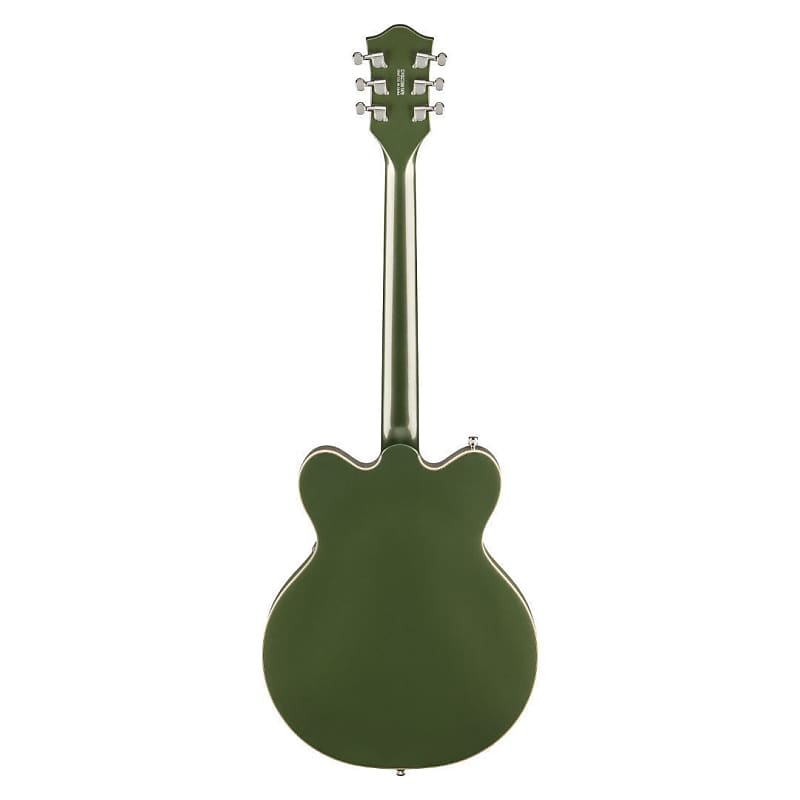 Gretsch G5622 Electromatic Center Block Double-Cut 6-String Electric Guitar  - Right-Handed (Olive Metallic) Bundle with Gretsch G6298 Hardshell Case