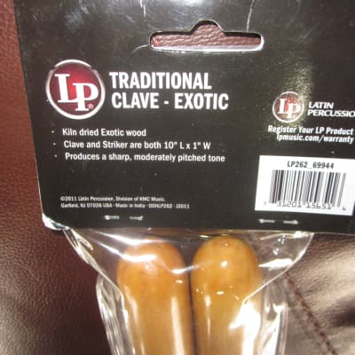 LP LP262 Kiln dried Exotic Wood Traditional Clave image 3