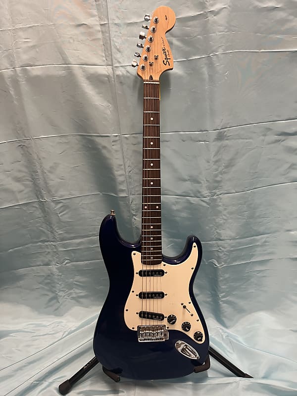 Fender Squier Stratocaster Blue - w/ Wilkinson pickups! | Reverb