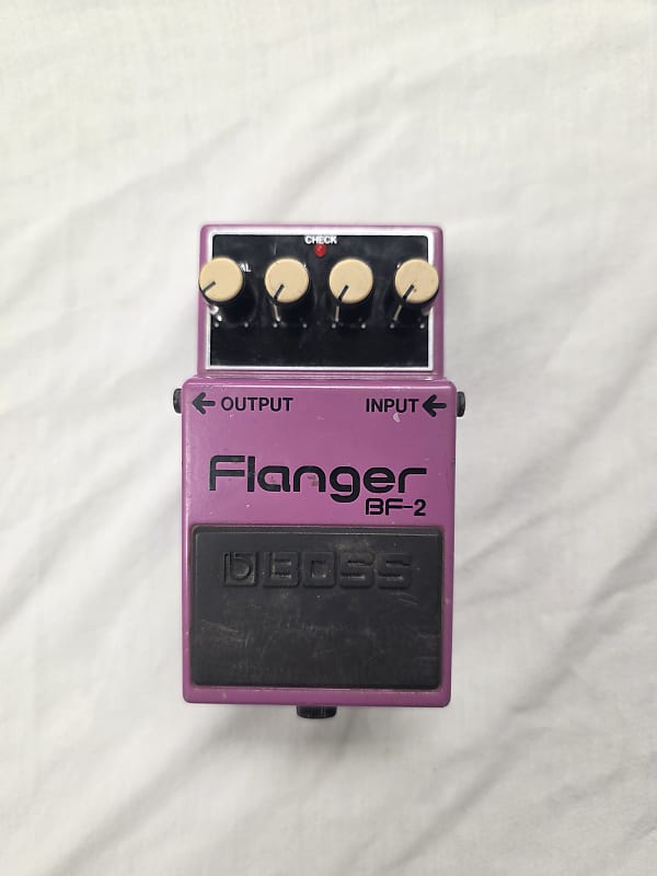 ノ*ラ様 BOSS Flanger BF-2 ギターエフェクター Boss BF-2 Flanger 1980-1984 (Black Label) Made In Japan | Reverb