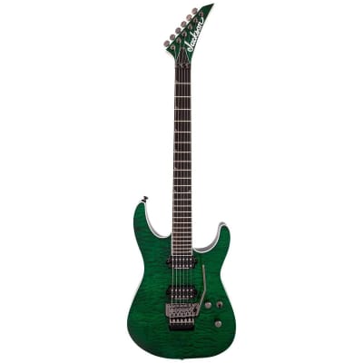Jackson Pro  Soloist SL2Q MAH Electric Guitar (Transparent Green) (New York, NY) for sale