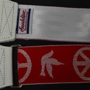 New! Souldier Strap "Neil Young Peace Dove" Handmade Guitar Strap Free Shipping image 3