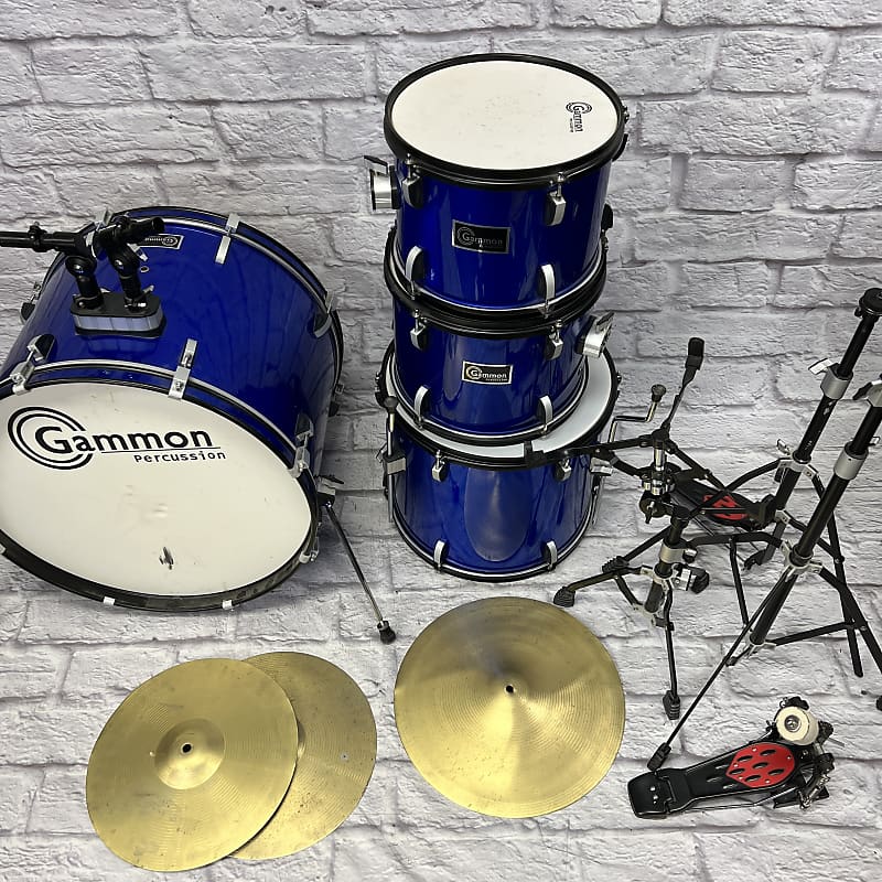 Gammon Percussion 12 13 16 22 Drum Kit w Cymbals and Hardware image 1