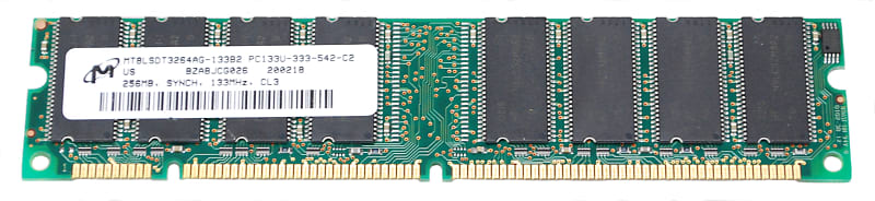 Yamaha 256MB PC133 133MHz 168-PIN SDRAM DIMM Memory Ram for Yamaha Motif XS6 / XS7 / XS8 image 1