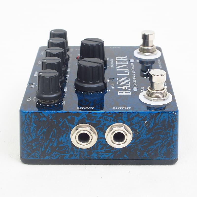 HAO Bass Liner Limited Blue Storm Preamp for bass guitar (09 HAO Bass Liner Limited Blue Storm Preamp for bass guitar (09