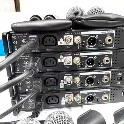 Shure UR4D+ Dual Wireless Receiver W/(2)URUR2 Handheld Transmitters #2416 (One)THS image 22