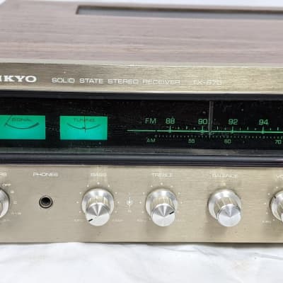 Vintage Onkyo TX-670 Solid State Stereo Receiver - 1970s Woodgrain image 4