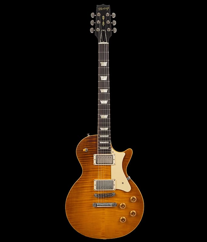 Heritage H150 Custom Core Artisan Aged Dirty Lemon Burst Electric Guitar-Floor Model image 1