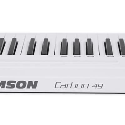 Samson Carbon 49 Key USB MIDI DJ Keyboard Controller+Software+(2) Microphones image 5