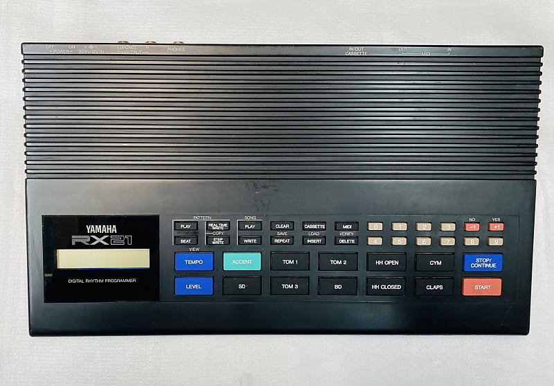 Super Clean Yamaha RX21 Digital Rhythm Programmer 80’s, With Power Supply and CD Manual, This is One image 1