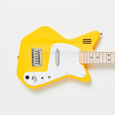 Loog Pro Electric VI, 6-String Guitar, Travel Guitar, Built-in Amp, App & Lessons Included, Ages 12+ (Yellow) image 2