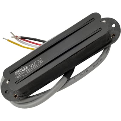 Wilkinson Middle Low Gauss Black Hot Rail Ceramic Single Coil Sized Humbucker Middle Pickup for Strat Electric Guitar image 2