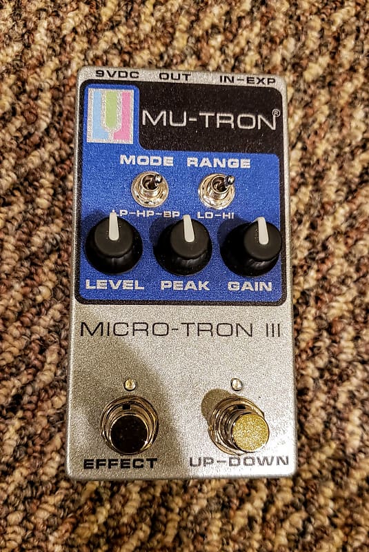 Mu-Tron Micro-Tron III Vintage Silver Filter Pedal image 1
