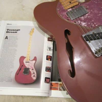 Fender Telecaster Thinline 1971 Lilac Lavender VERY RARE Custom Color image 8