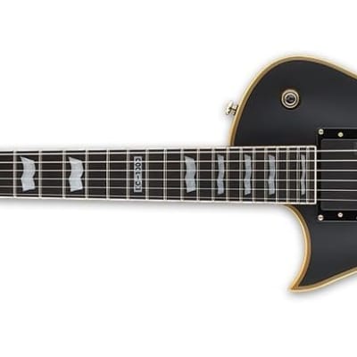 ESP LTD Left-Handed Electric Guitar, Vintage Black (EC-1000) image 2