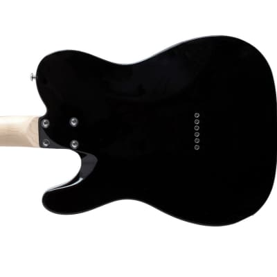 Schecter PT Fastback Gloss Black Alder HH Telecaster Tele Electric Guitar image 3