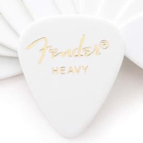 Fender 351 Shape Premium Picks Heavy White