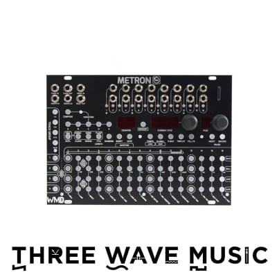 WMD Metron - 16 Channel Trigger & Gate Sequencer Black [Three Wave Music] image 1