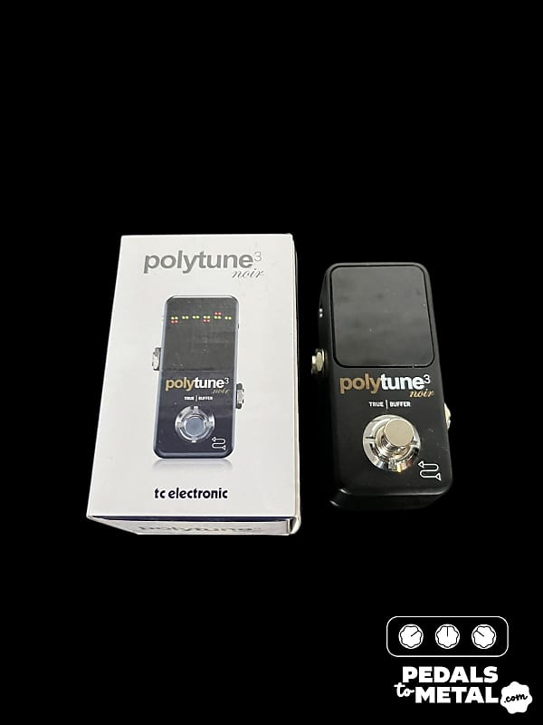 TC Electronic Polytune 3 Noir Mini Polyphonic Tuning Pedal | Reverb