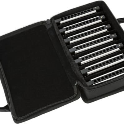 FENDER - Blues Deluxe Harmonica  Pack of 7  with Case - 0990701049 image 2