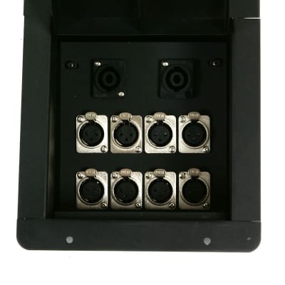 Elite Core Recessed Floor Box with 8 XLR & 2 Speakon Plugs FB8-SP image 1