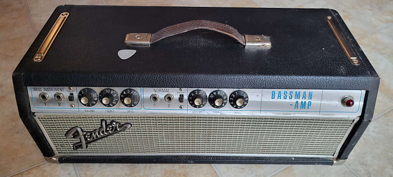 Fender Bassman "Drip Edge" "Blackline" Guitar Amp Head 1968 - 1969 image 1